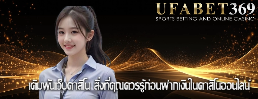 เดิมพันเว็บคาสิโน สิ่งที่คุณควรรู้ก่อนฝากเงินในคาสิโนออนไลน์